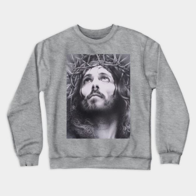 Jesus Crewneck Sweatshirt by amraa